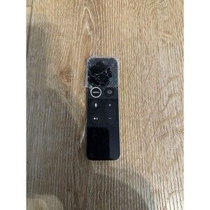 Apple TV Remote Model A1962 (CRACKED - WORKING) SEE PHOTOS
